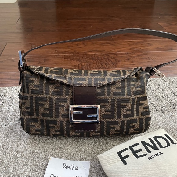 Fendi Handbags - Fendi Zucca shoulder bag.